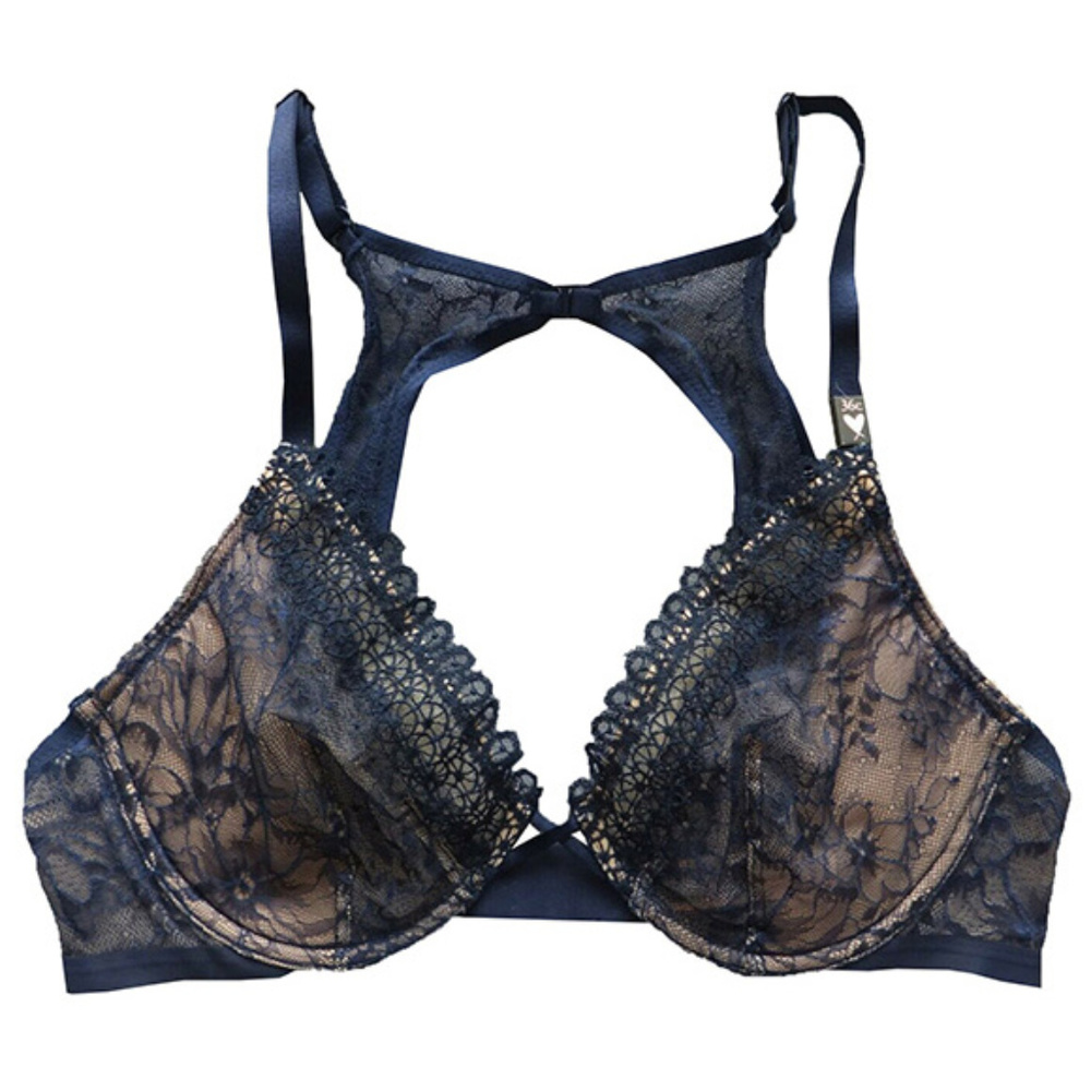 Victorias Secret Underwire Unlined Lace Plunge Bra
